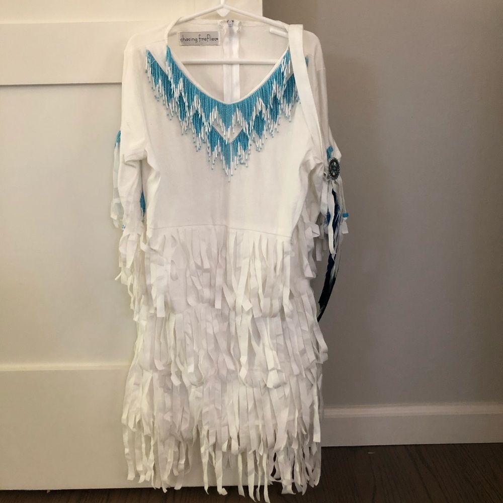 Native American princess costume with headband.